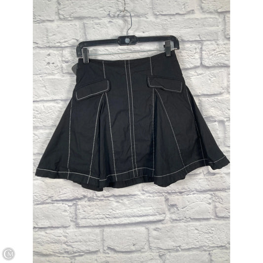 Skirt Mini & Short By Maeve In Black & White, Size: 0