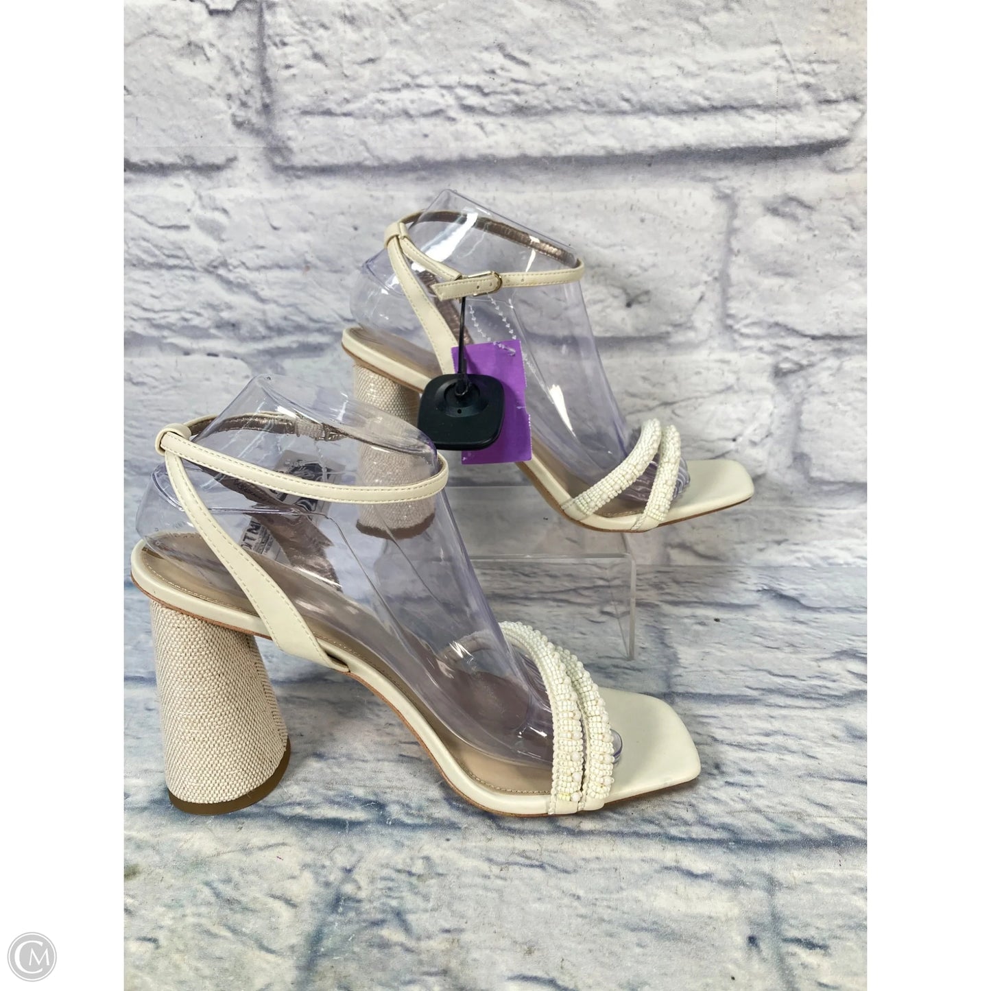 Shoes Heels Block By Sam Edelman In Ivory, Size: 9