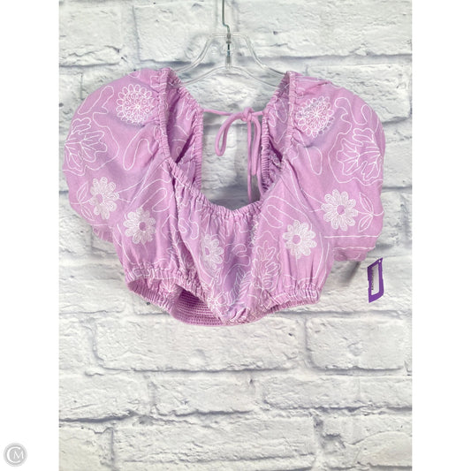 Skirt Set 2pc By Free People In Purple & White, Size: Xs