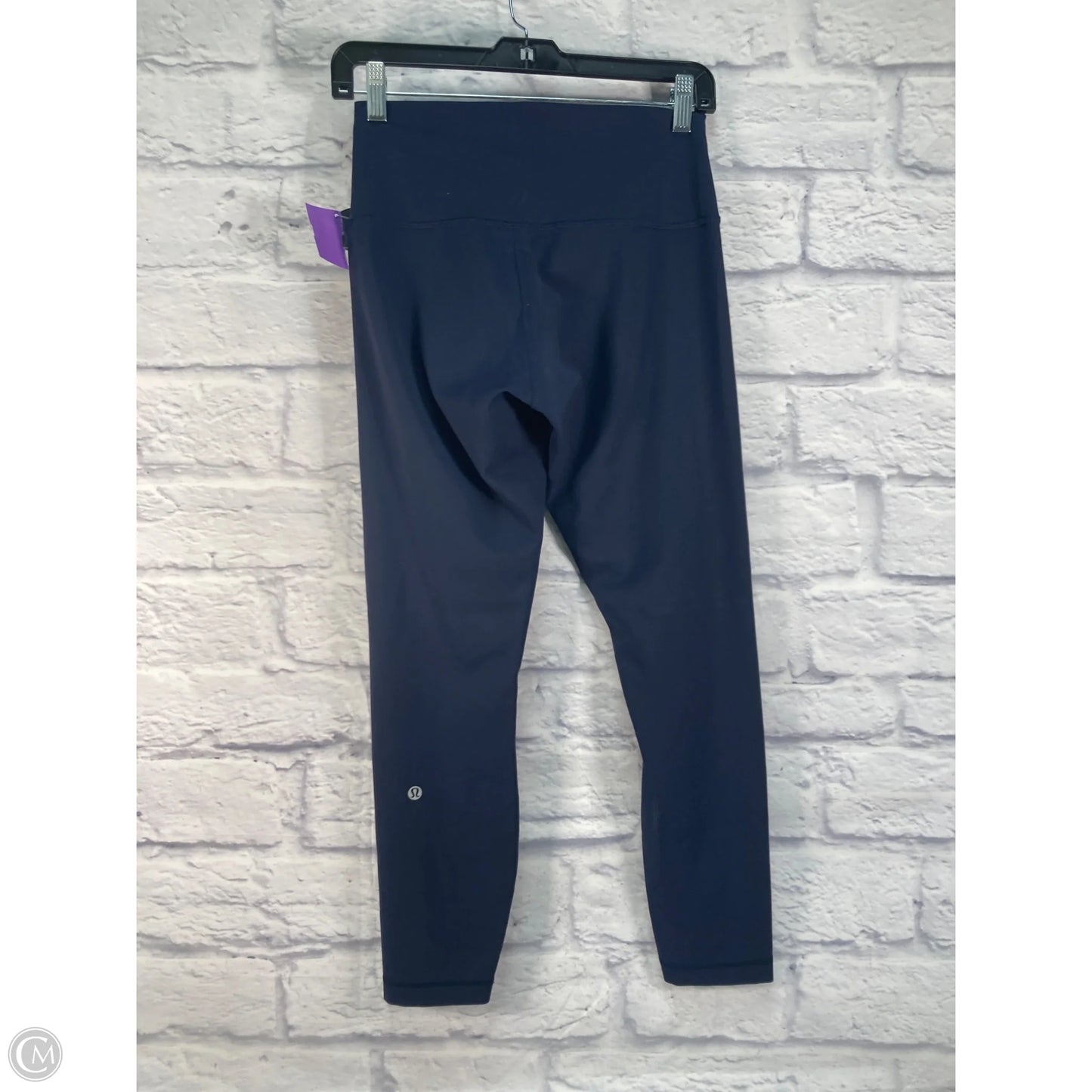 Athletic Leggings By Lululemon In Navy, Size: 8