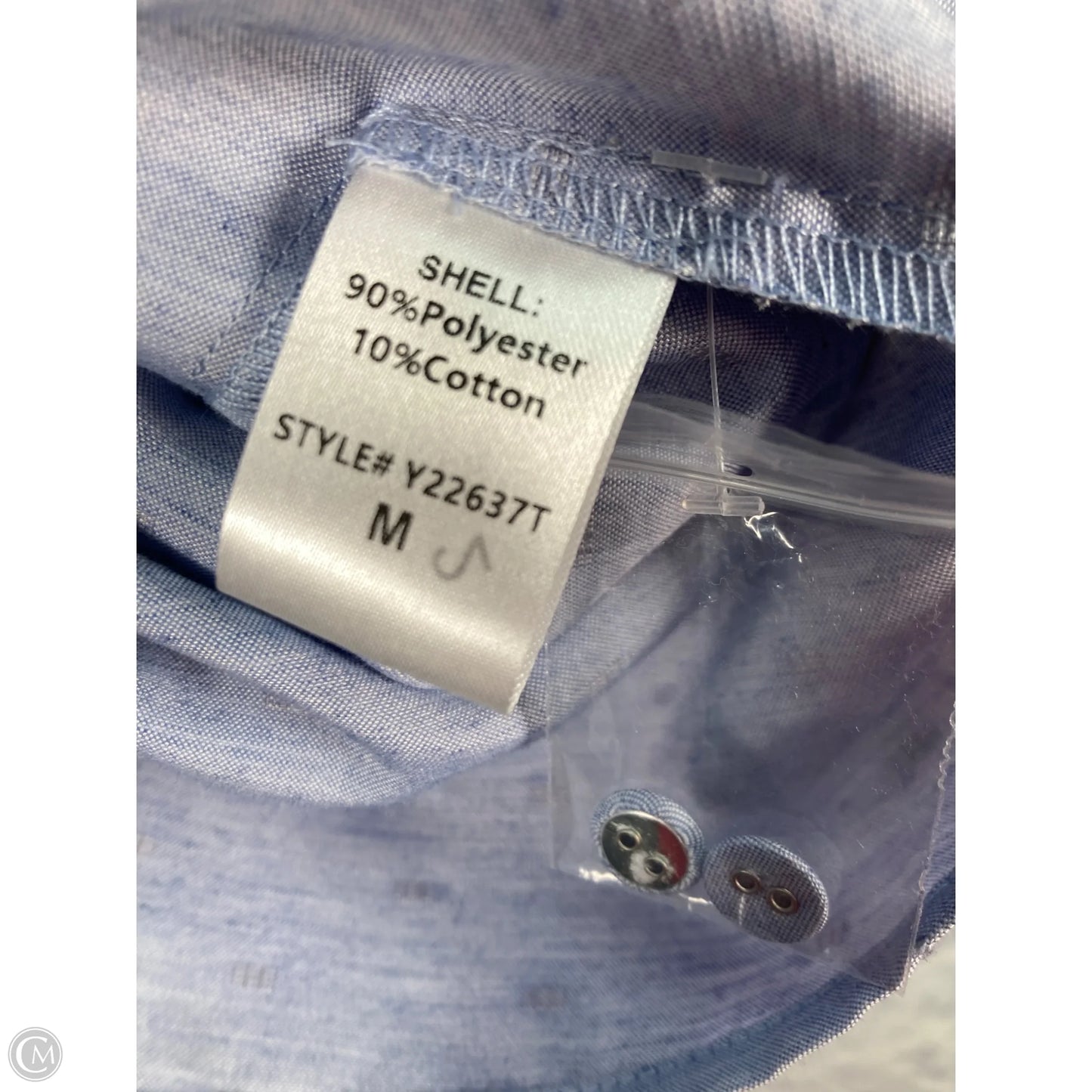 Top 3/4 Sleeve By Pomander Place In Blue, Size: M