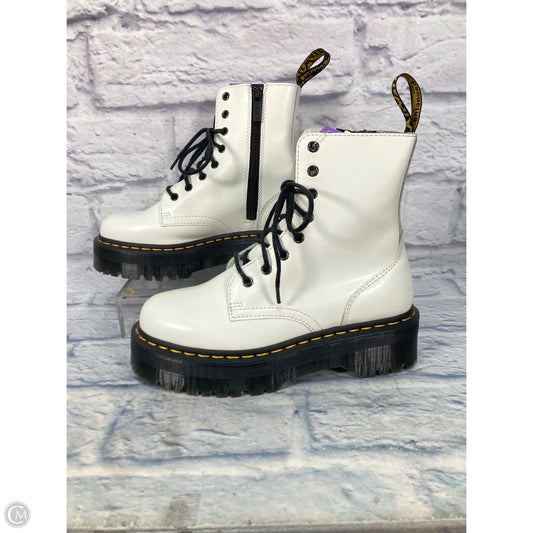 Boots Combat By Dr Martens In Black & White, Size: 7