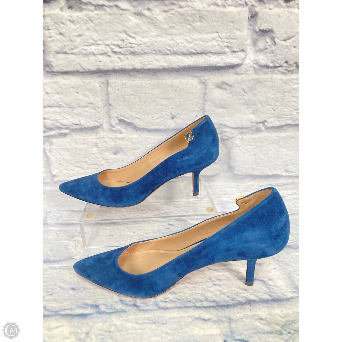 Shoes Designer By Tory Burch In Blue, Size: 9.5