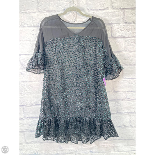 Dress Party Short By Amadi In Black & Green, Size: S