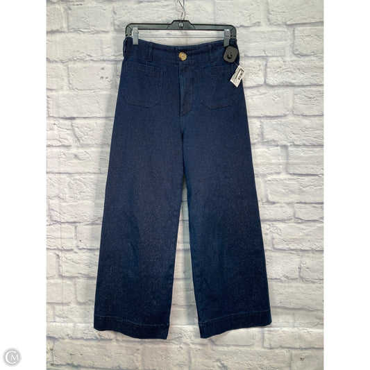 Pants Cropped By Maeve In Blue Denim, Size: 4