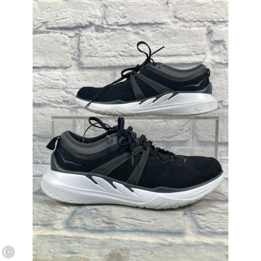 Shoes Athletic By Hoka In Black & White, Size: 9