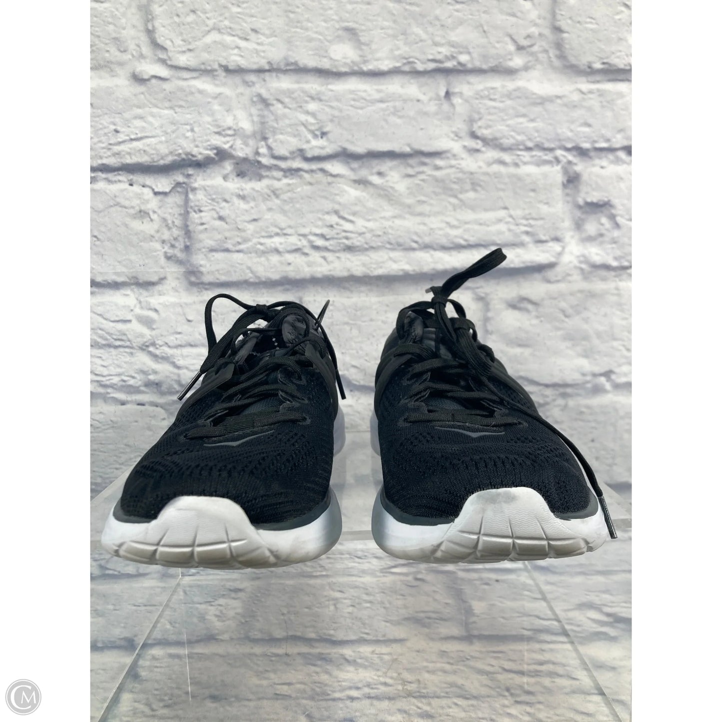 Shoes Athletic By Hoka In Black & White, Size: 9