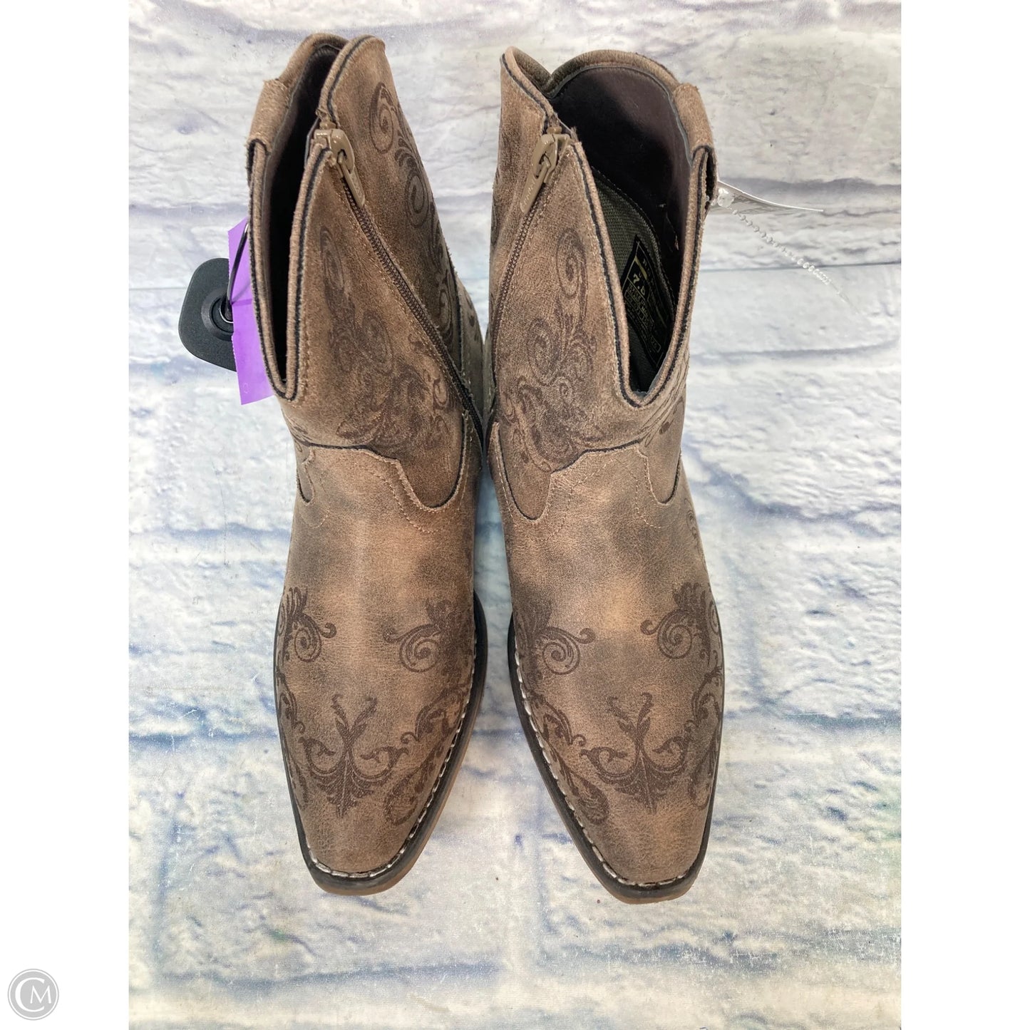 Boots Western By Roper In Brown, Size: 7.5
