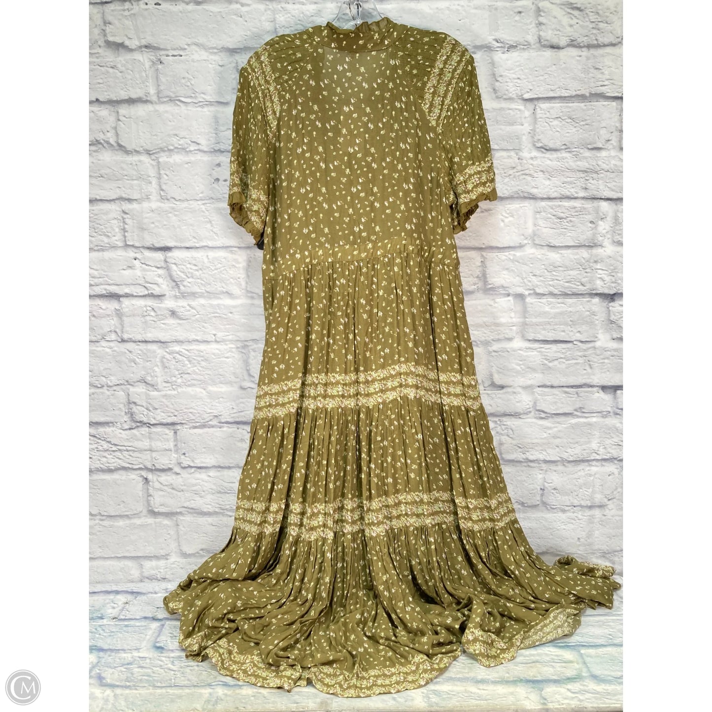 Dress Casual Maxi By Free People In Green, Size: Xl