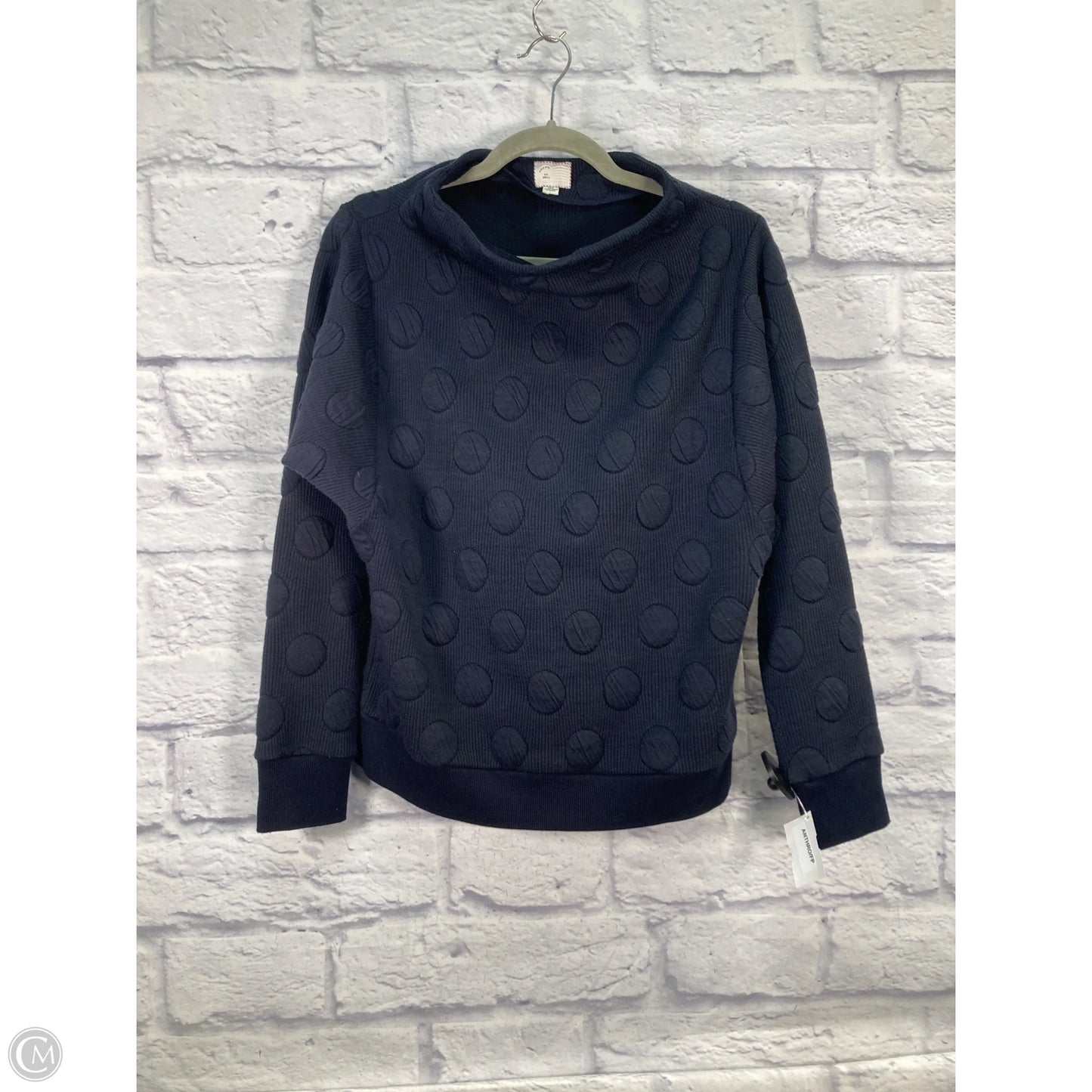 Sweatshirt Crewneck By Anthropologie In Navy, Size: S