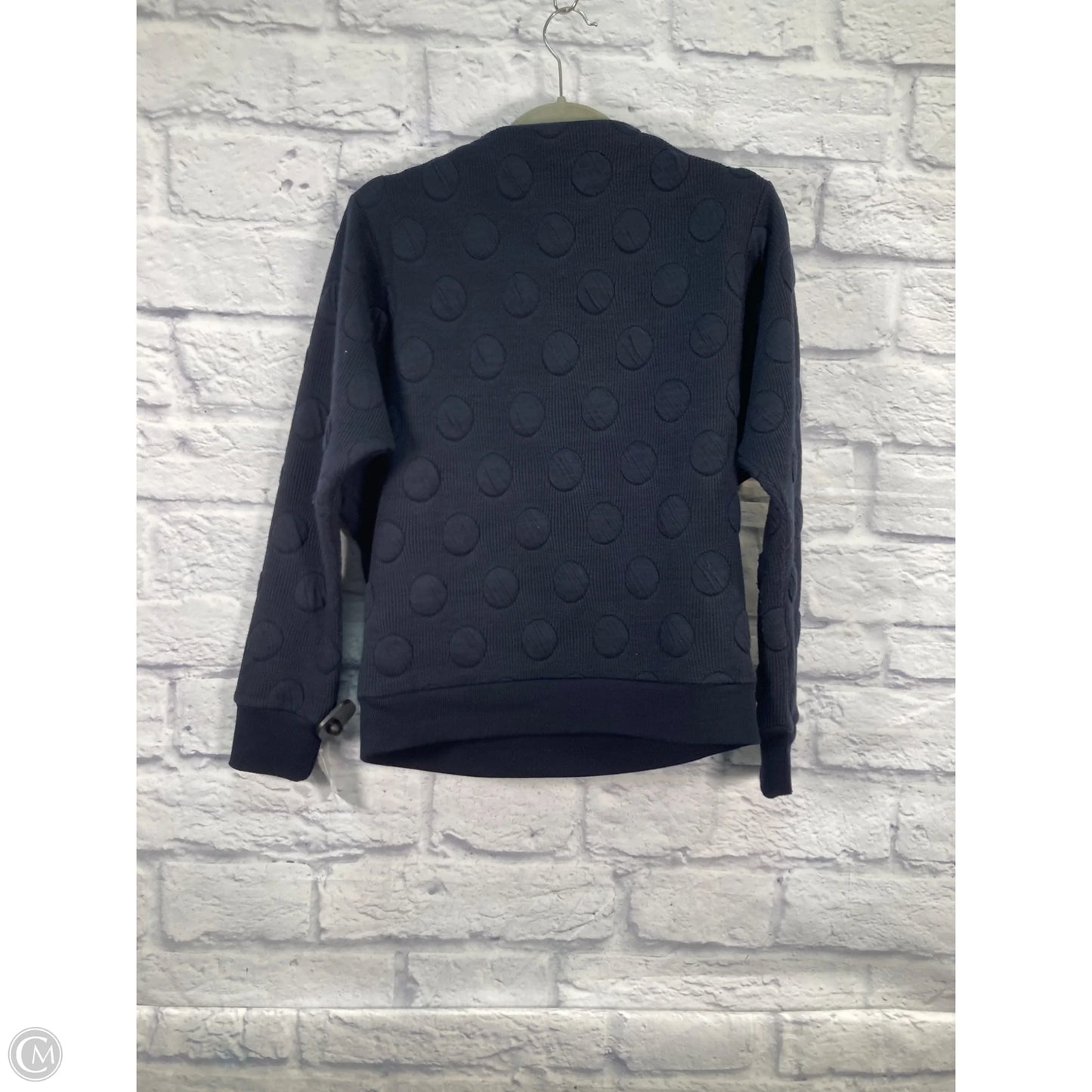 Sweatshirt Crewneck By Anthropologie In Navy, Size: S