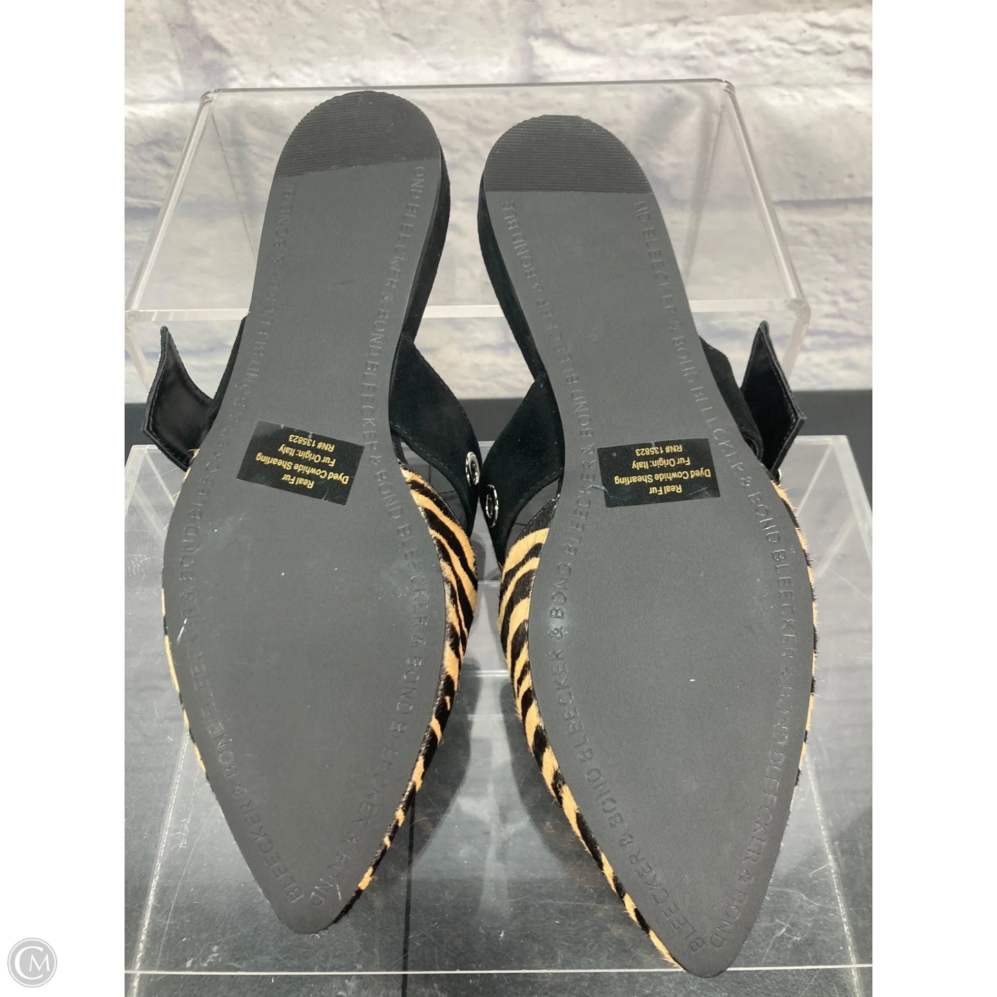 Shoes Flats By Bleecker & Bond In Black & Brown, Size: 8.5