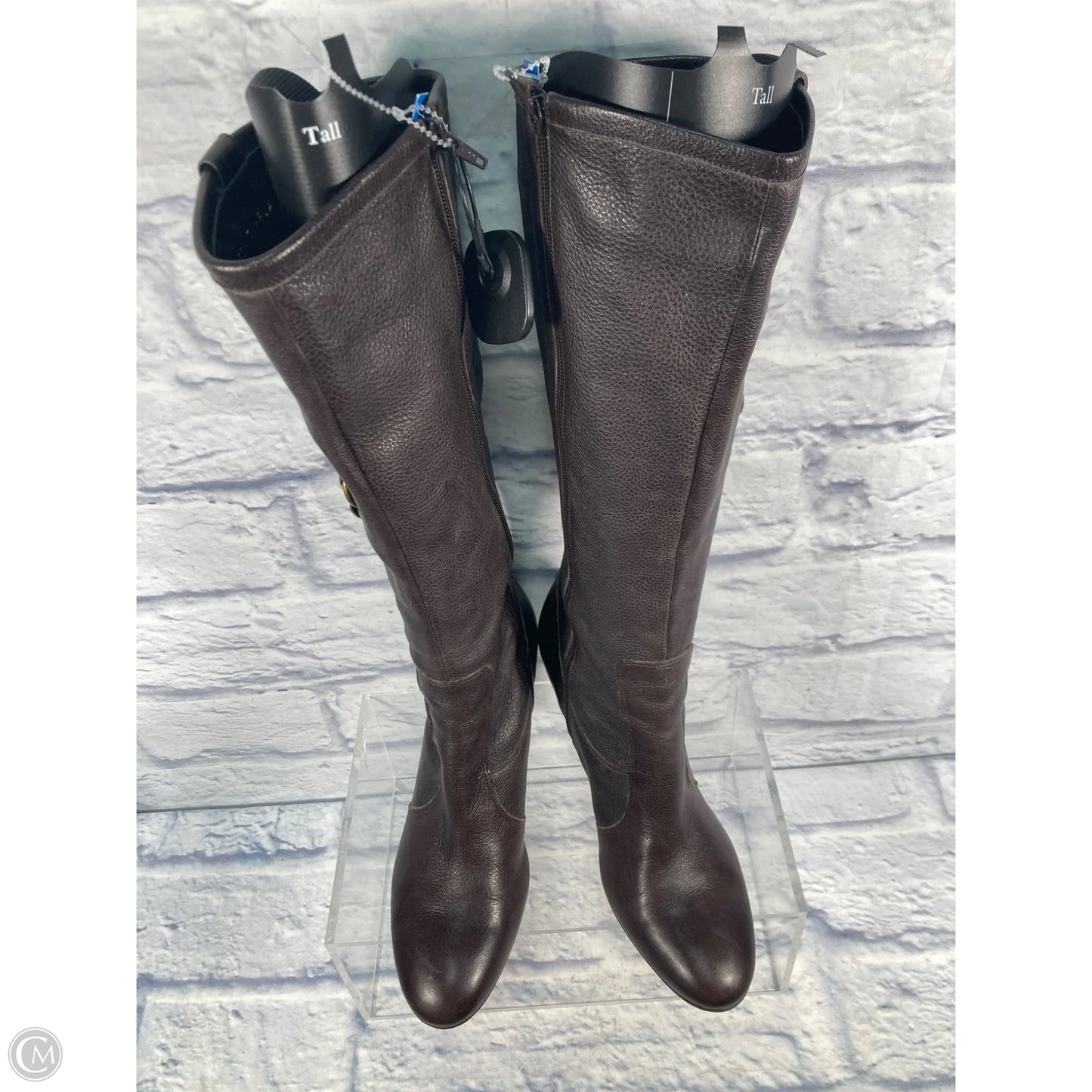 Boots Leather By Antonio Melani In Brown, Size: 9.5