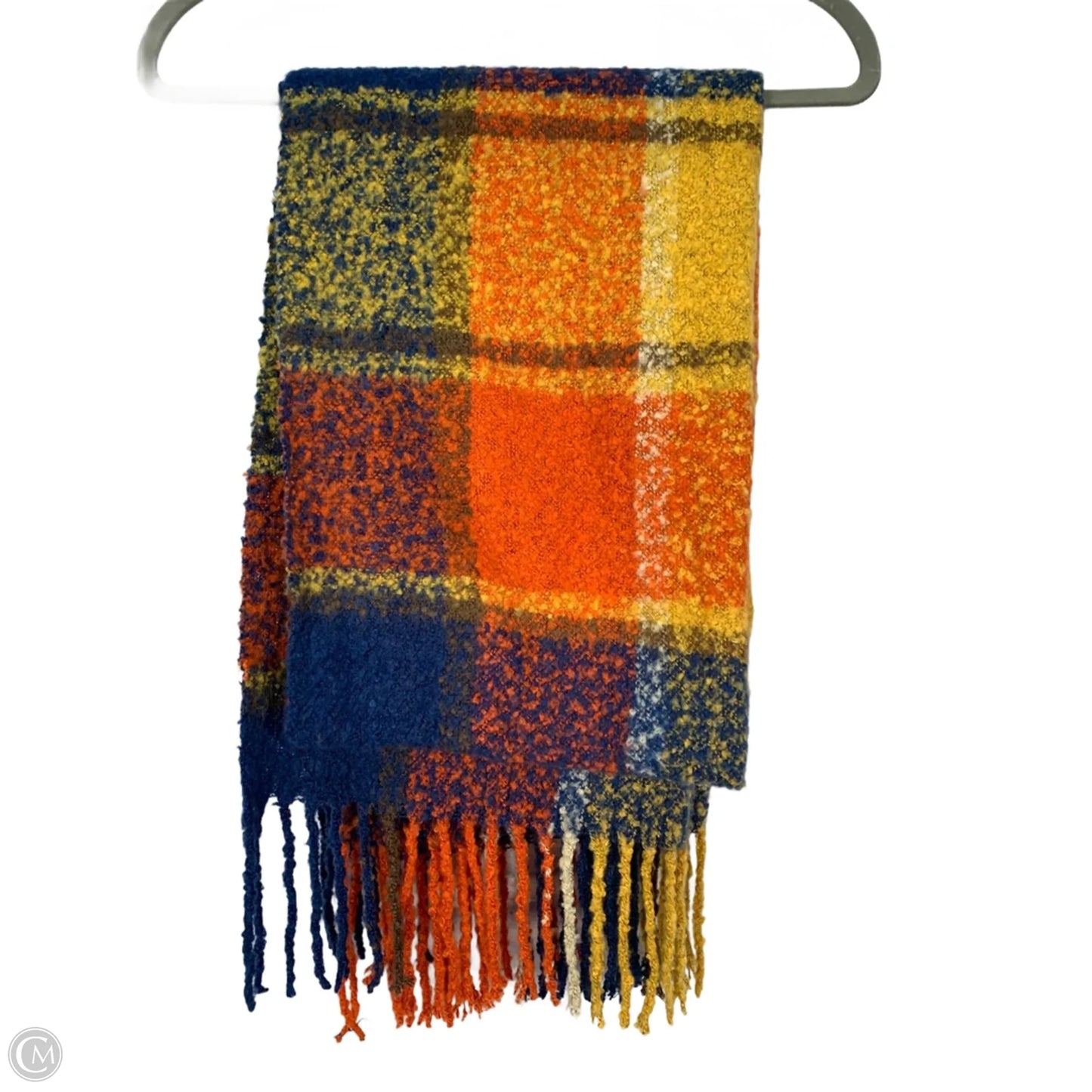 Scarf Winter By Clothes Mentor In Orange & Yellow