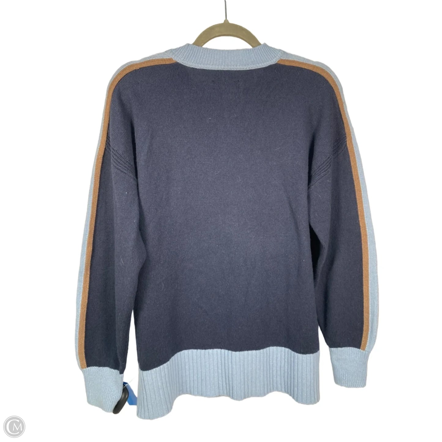 Sweater By Maeve In Blue & Brown, Size: Xs