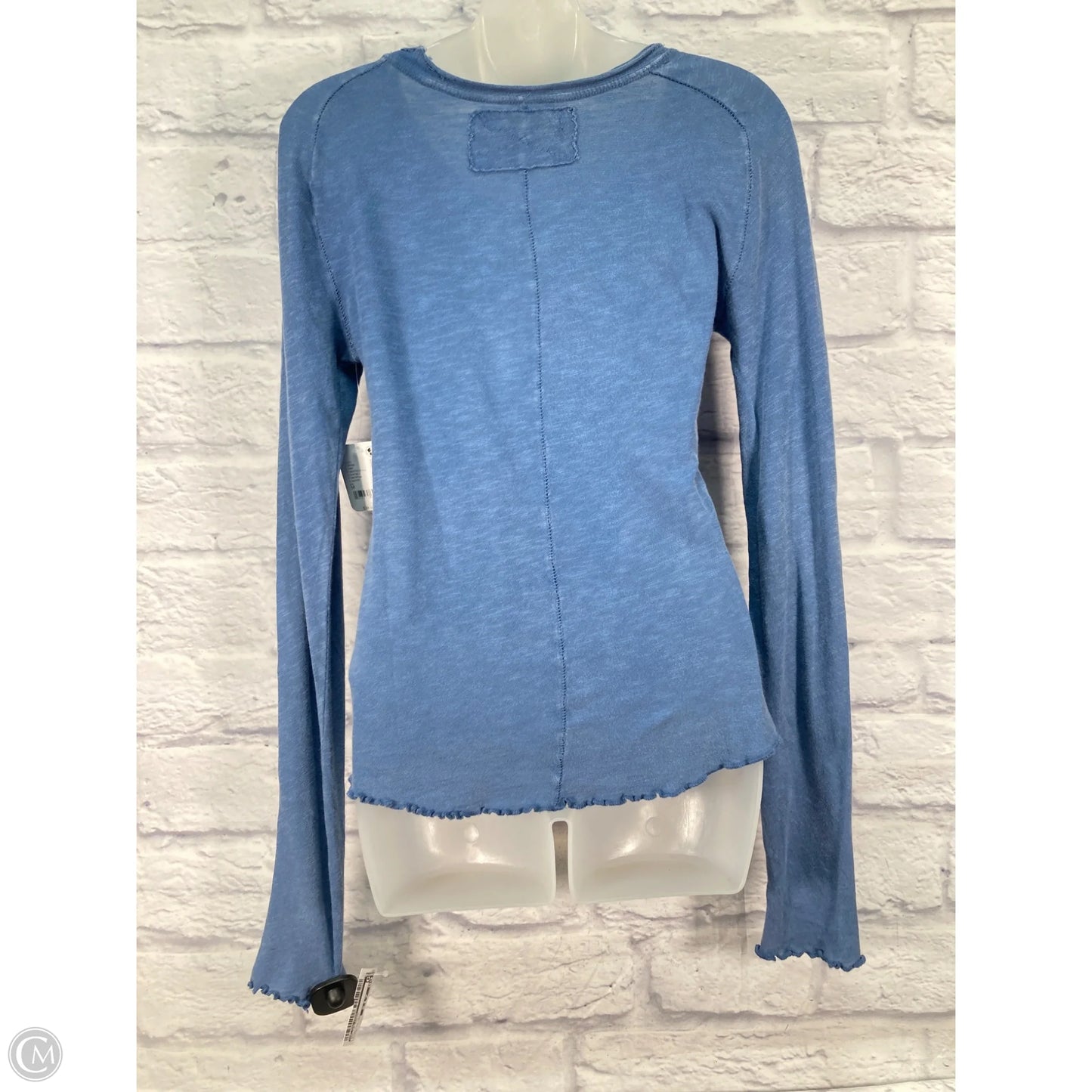 Top Long Sleeve Basic By We The Free In Blue, Size: M