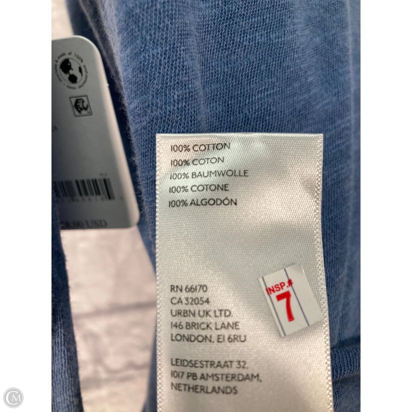 Top Long Sleeve Basic By We The Free In Blue, Size: M
