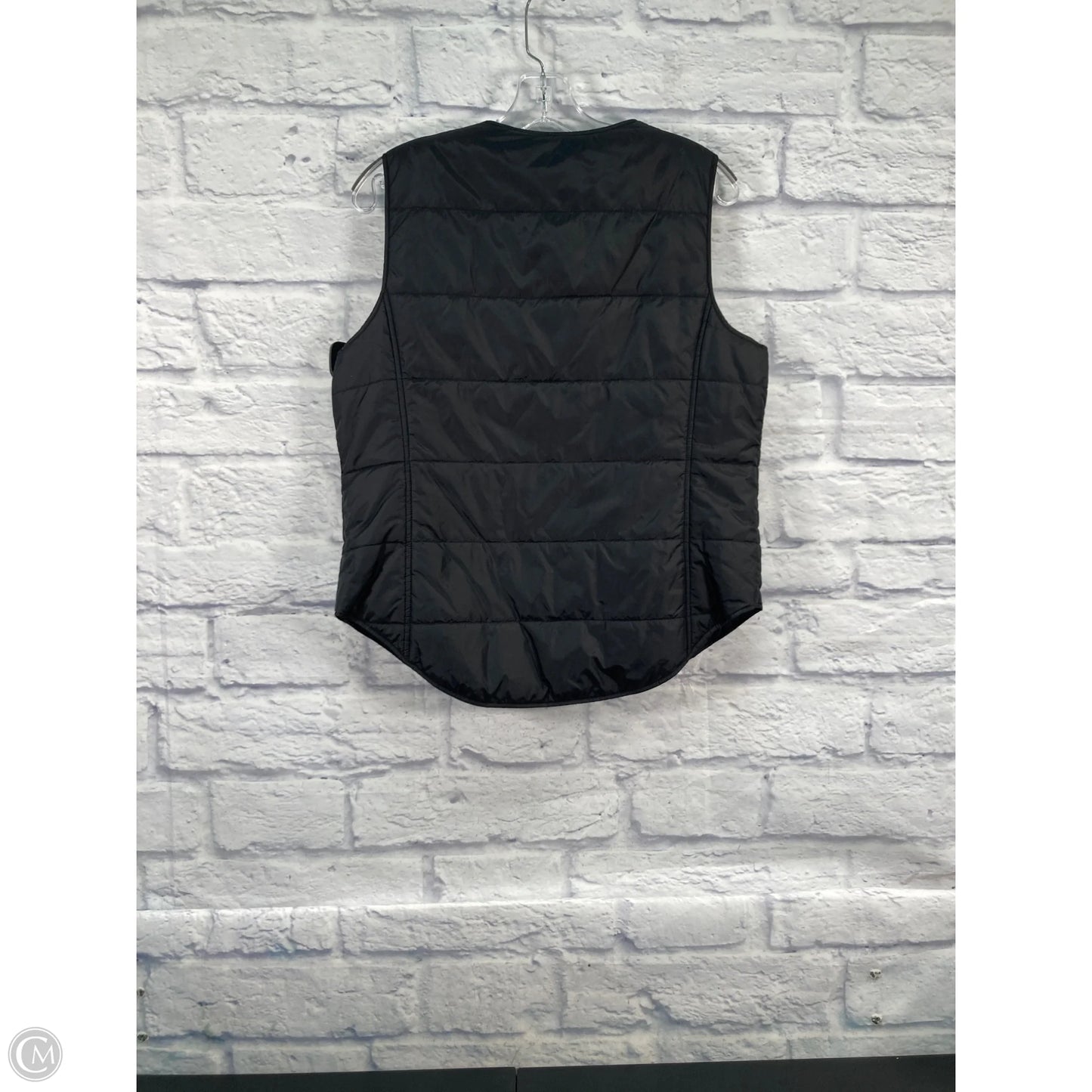 Vest Puffer & Quilted By Eileen Fisher In Black, Size: M