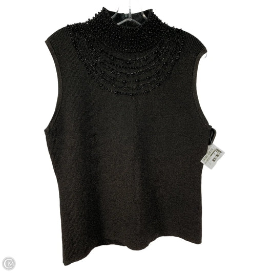 Top Sleeveless By Grace Elements In Black, Size: Xl