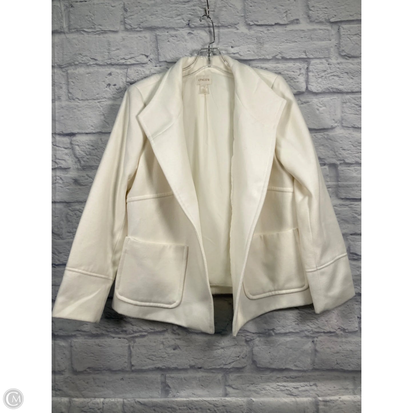 Jacket Other By Chicos In Cream, Size: M