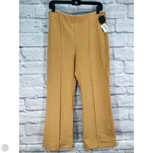 Pants Other By Maeve In White & Yellow, Size: L