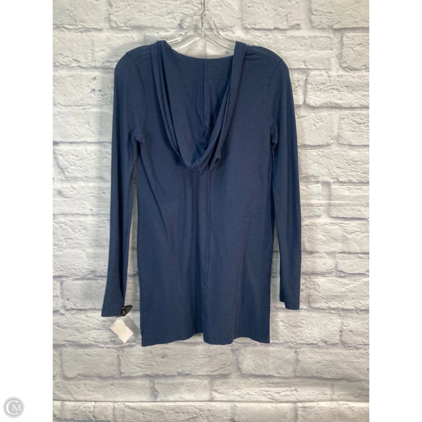 Top 3/4 Sleeve Designer By Lilly Pulitzer In Blue & White, Size: M