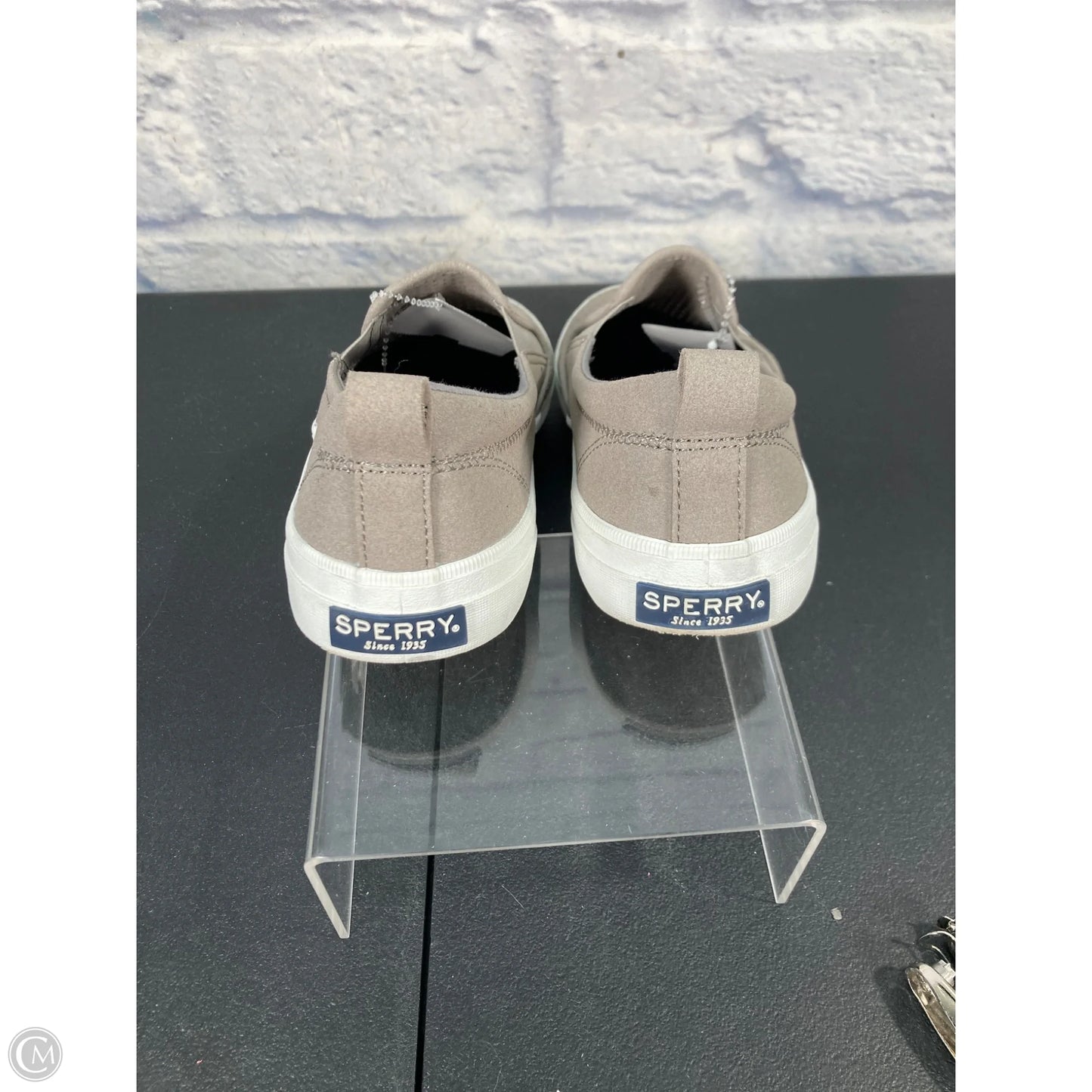 Shoes Sneakers By Sperry In Taupe, Size: 8
