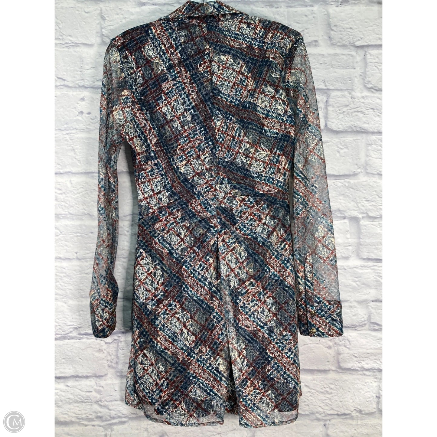 Dress Casual Short By Ramy Brook In Blue & Red, Size: S