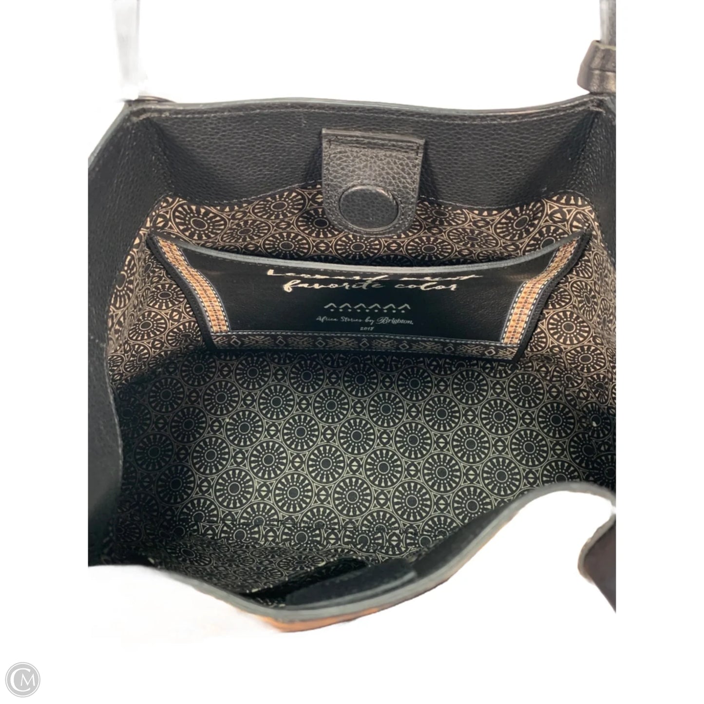 Handbag Leather By Brighton, Size: Medium