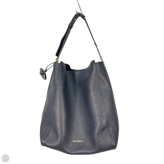 Handbag Leather By Emporio Armani, Size: Large