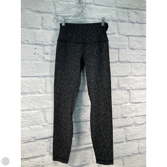 Athletic Leggings Capris By Lululemon In Grey, Size: 4