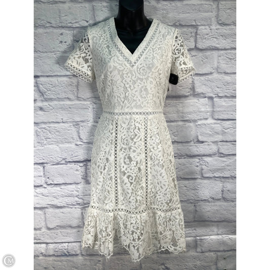 Dress Designer By Karl Lagerfeld In Cream, Size: Xs