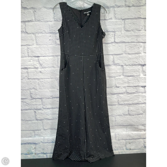 Jumpsuit Designer By Karl Lagerfeld In Black & White, Size: S