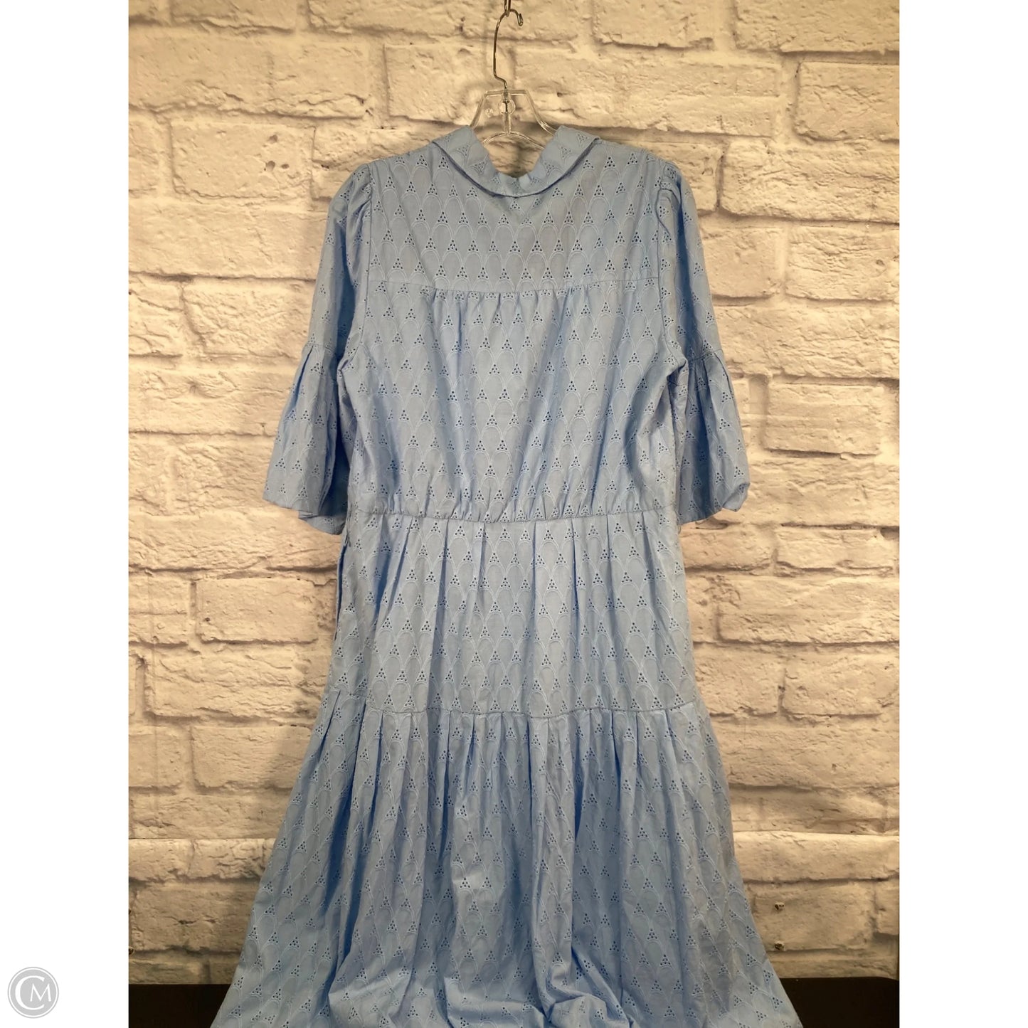 Dress Casual Maxi By Avec Les Filles In Blue, Size: M