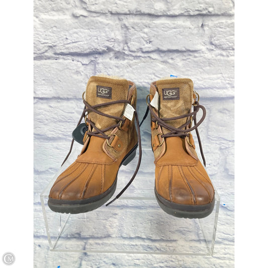 Boots Designer By Ugg In Brown, Size: 8.5