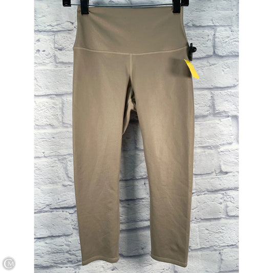 Athletic Leggings Capris By Alo In Brown, Size: S