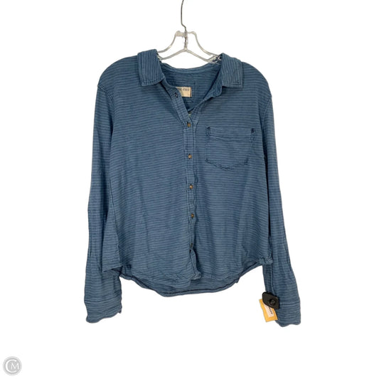 Top Long Sleeve By We The Free In Blue, Size: S