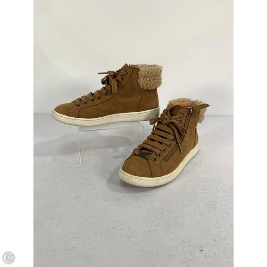 Boots Designer By Ugg In Tan, Size: 8