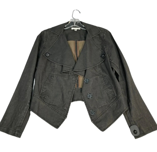 Jacket Denim By Cabi In Black Denim, Size: M