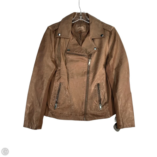 Jacket Moto By Sebby In Brown, Size: M