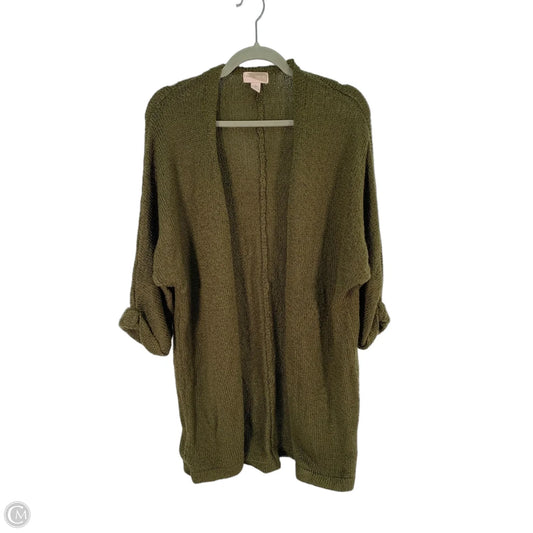 Sweater Cardigan By Forever 21 In Green, Size: S