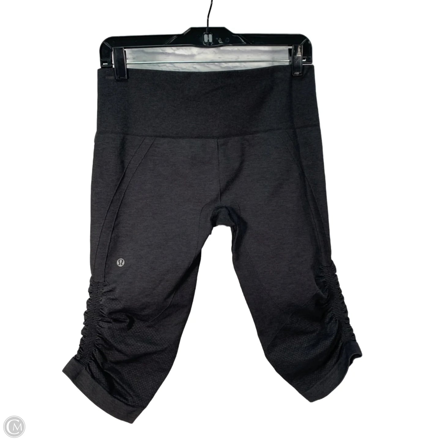 Athletic Capris By Lululemon In Grey, Size: M