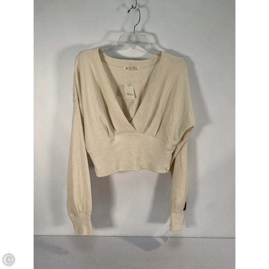 Top Long Sleeve By We The Free In Cream, Size: L