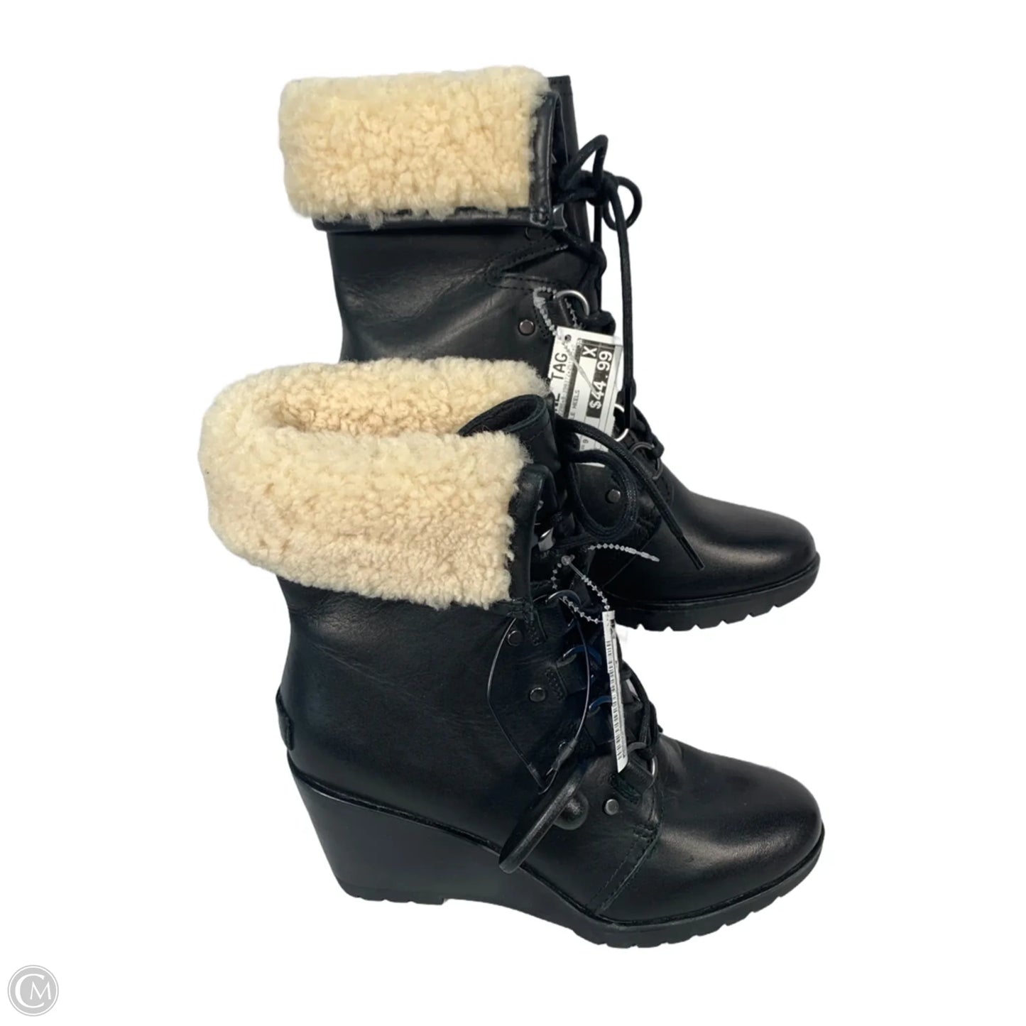 Boots Ankle Heels By Sorel In Black, Size: 9