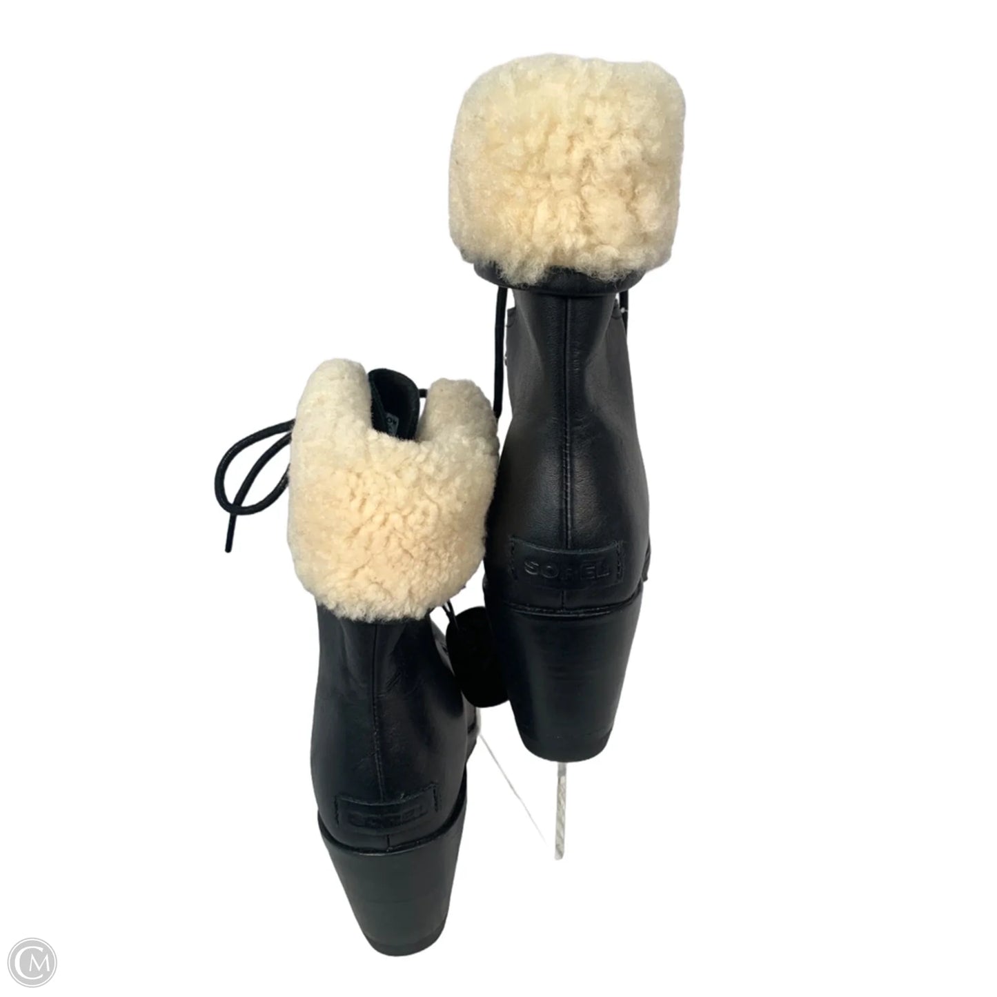 Boots Ankle Heels By Sorel In Black, Size: 9