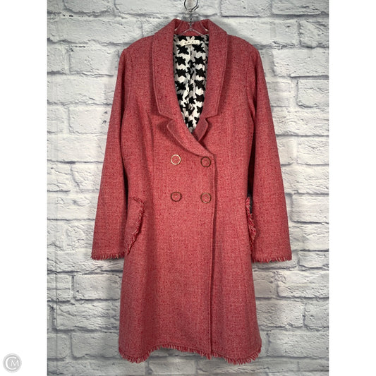 Coat Peacoat By Cabi In Pink, Size: Xl
