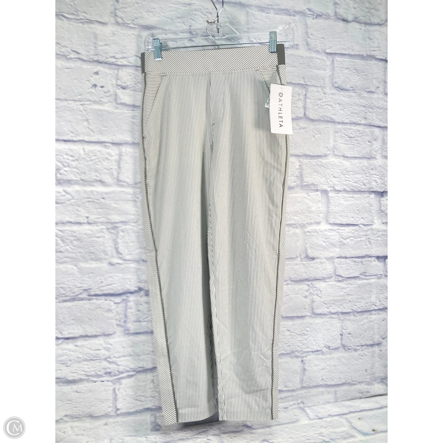 Athletic Pants By Athleta In Grey & White, Size: 0