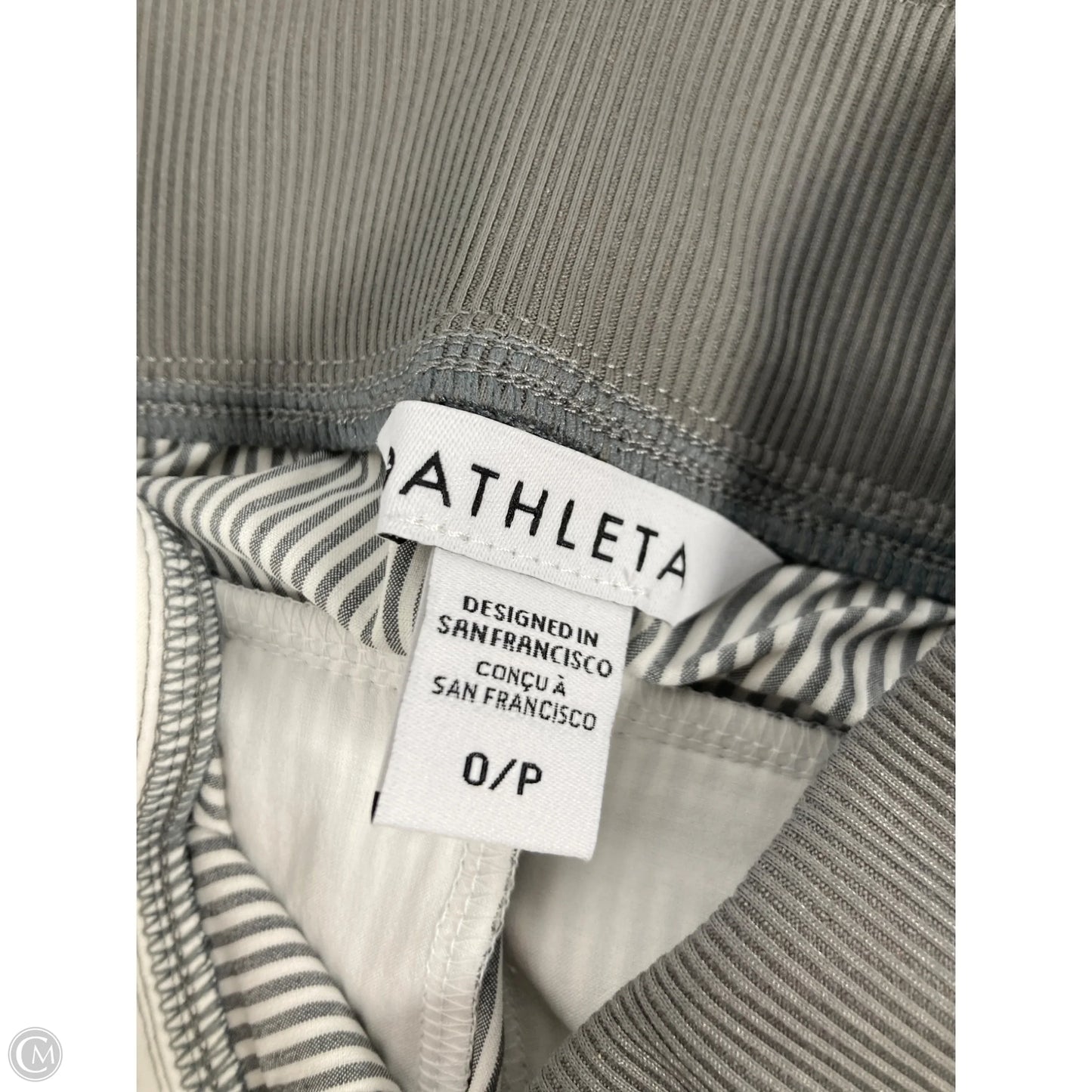 Athletic Pants By Athleta In Grey & White, Size: 0