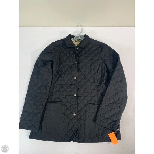 Jacket Puffer & Quilted By Eddie Bauer In Black, Size: L