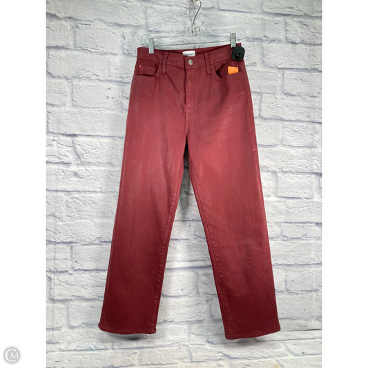 Jeans Straight By Hudson In Pink, Size: 6